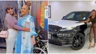 My girls are ballers! Actress Mercy Aigbe says as close friend Abike Domina cops new Range Rover Velar