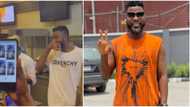 Ibrahim Chatta bursts into tears in cinema as female fan cries uncontrollably after finally meeting him