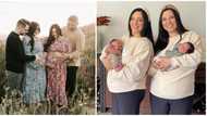 Identical twin sisters welcome babies hours apart, rejoice as they become parents