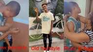 You look nice, Nigerian mum tells her son after he changed a hairstyle she didn't like and got clean shave