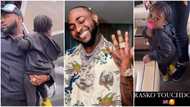 So happy for them: Fans excited as Davido picks up Chioma and Ifeanyi at airport ahead of O2 Arena concert