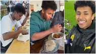 Video of Dortmund star Karim Adeyemi eating popular Nigerian 'fufu' goes viral