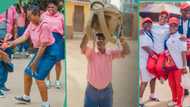 35 years after graduation, old students wear uniforms, visit their school to relieve memories