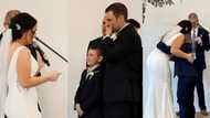 Bride shows love to groom's kid, includes him in her vow on wedding day, video stirs emotions
