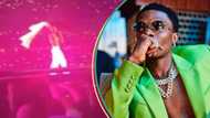 Wizkid loses N99.5m ring after throwing jacket during performance, calls for new one: "His money too long"