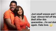 Coronavirus: Actress Omotola Jalade shares husband’s funny reaction after she sneezed