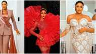 Nollywood actress Eve Esin slays in 3 gorgeous outfits to celebrate 40th birthday, shares photos