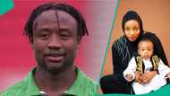 Super Eagles legend finally breaks silence after losing 1-year-old son, brother in fatal accident