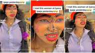 "She's beautiful": Nigerian lady with multiple facial piercings, heavy make-up and coloured teeth goes viral
