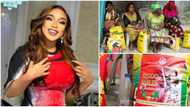 "Nice one super lady": Tonto Dikeh shares food items, money to less privileged for Christmas, many hail her