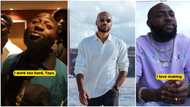 "When Everybody is sleeping, I'm up recording," Davido says as Tayo Aina spends 24-hrs with OBO, Video trends
