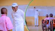 Nigerian governor returns to classroom to teach pupils in viral video