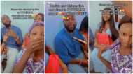 "He's friendly": Lady sees Davido & Chioma in her church, quickly removes scarf to look beautiful in video