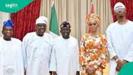 Tinubu meets Okoya's family, minister, and ex-PDP governor