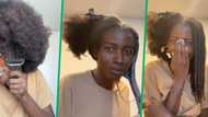 TikTok video of woman relaxing 7-year-old natural hair goes viral for transformation to straight tresses