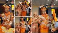 Cute bride on native steals show at her wedding with amazing shaku shaku and waist dance moves in video