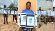 After Hilda cooked for 100 hours, photos of Nigerian boy with 5 Guinness World Records go viral online