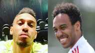 Arsenal star Aubameyang leaves everyone stunned as his front hair goes missing in new look (photo)