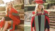 Young lady bags PhD before age 30, many praise her academic achievement