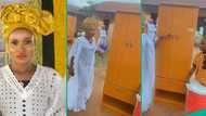 Mum reacts as son receives wardrobe and cooler at school’s graduation ceremony, mentions party fee