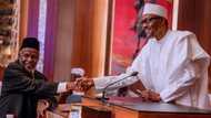 Update: Buhari suspends Onnoghen, swears in Tanko Muhammed as acting CJN (photos)