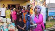 American rapper storms Lagos supermarket, buys provisions worth millions of naira for motherless babies