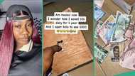 Lady who saved N10k daily for 1 year breaks saving box to see only N6,500, video trends online