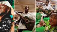 Confirmed: Davido reacts as Cubana Chiefpriest discovers talented Asaba guitarist