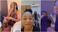 "I was his student": Nigerian lady falls in love with her former maths teacher, meets him after many years