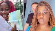 After several denials, Nigerian lady and her white lover get their visas, relocate to Netherlands