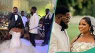 "All of you shut up": Ekene Umenwa’s hubby slams online in-laws over kneeling for Moses Bliss