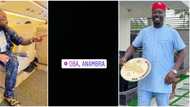 Obi Cubana mum's burial: Against all odds, singer Davido makes his way to Oba, Anambra