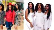 Stella Damasus shares cute photos with lookalike daughters as she celebrates Mother's Day