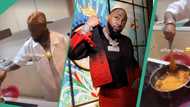 “001 chef”: Davido flaunts kitchen skills as he cooks garnished noodles, Isreal DMW praises him