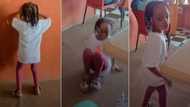 "Kids don't lie": Little girl catches mother's staff shaking her backside at one corner, reports to mum