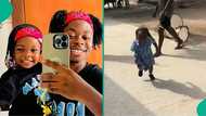 Single father leaves netizens emotional as he shares video picking little daughter from school