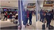 Man plays music, dances inside mall in America, video shows police officers arresting him