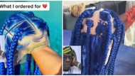 "What level of wickedness is this?" Reactions as lady receives hair she ordered