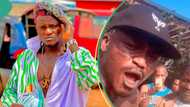"Hope u get customs papers?" Fans worried as Portable shares how he bought his Benz, shows off dad