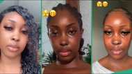 Nigerian lady posts her transformation after quitting bleaching, video goes viral on TikTok