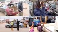 "We'll honour him now": 60-year-old man fixing Abuja potholes free for 30 years surprised with new truck