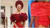 Nigerians react as tailor disappoints lady who wanted Mercy Aigbe-inspired outfit