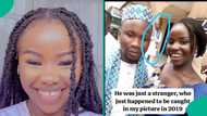 Nigerian lady marries man who photo-bombed her picture pears ago