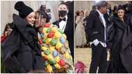 Rihanna and A$AP Rocky turn heads at Met Gala with high fashion Balenciaga couture outfits