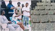 "This money is too much": Huge surprise as Davido splashes millions on 23 diamond pendants for 30BG members