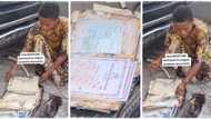 "From birth certificate to B.Sc": Lady finds out her documents have been destroyed by moist, video goes viral