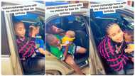 Video: Ex-Corper who gave birth to five children visits orphans on her kids' birthday, shares gifts