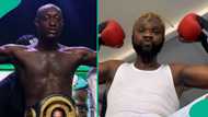 Carter Efe beats Speed Darlington to retain boxing title, sets his sights on Mayweather next
