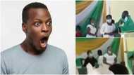 Outrage as reverend father plants "holy kiss" on the mouth of his female students, video goes viral