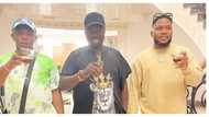 Obi Cubana hails his Jeweller as he shows off his customised diamond necklace